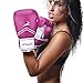 Trideer Pro Grade Boxing Gloves for Men & Women, Kickboxing Bagwork Gel Sparring Training Gloves, Muay Thai Style Punching Bag Mitts, Fight Gloves (Rose, 12)