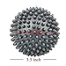 EKEYUP Spiky Massage Ball Roller,Trigger Point Foot Massager, Deep Tissue Stress Therapy Tools - Acupressure, Reflexology, Plantar Fasciitis, Release Roller-3.5inch