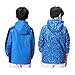 KID1234 Boys' Lightweight Rain Jacket Quick Dry Waterproof Hooded Coat Blue