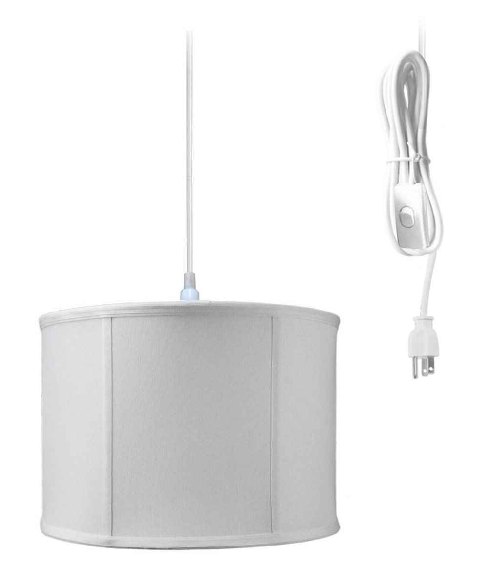 Best 3 light pendant lighting plug in drum