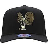 Ferreti Culiacan El Gallo Black Baseball Cap - Men's Baseball Caps, Mens Caps Adjustable, Black Hats for Men and Women, Men Hats and Caps, Black Snapback Hat - Adjustable Hat
