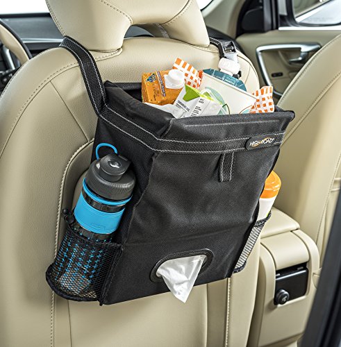 High road puff nstuff car trash bag organizer and tissu…