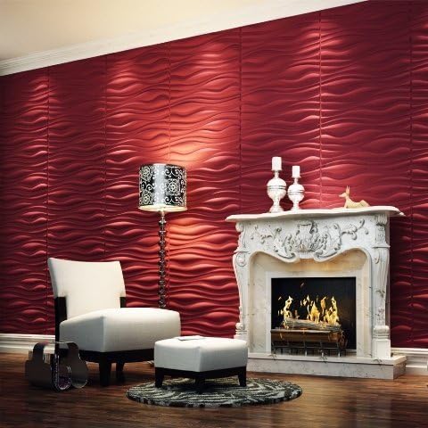 32 sq. ft. Plant Fibers Wainscot Wall Panels by threeDwall