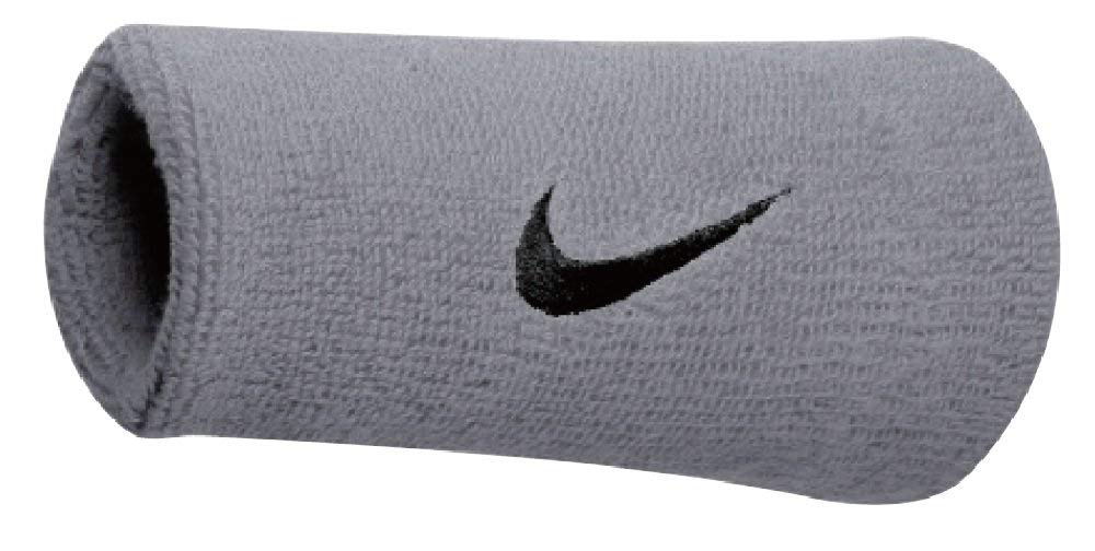 Nike Unisex's Swoosh Sweatband, Matte Silver/Black, One Size