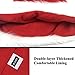 HUICOCY Santa Hat,Unisex Velvet Fabric Christmas Hat with Comfort Lining&Plush Brim, Xmas Santa Holiday Hat for Adults