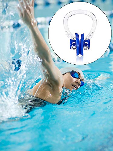 image for Pelopy Swim Nose Clip Soft Silica Gel Nose Plugs Waterproof Nose Prote