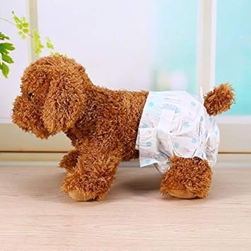 Pets Empire Vet's Best Comfort Fit Disposable Dog Diapers 10 Pcs Size- Large Suitable to Waist 34-54cm Weight 10-20kg