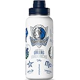 Hydrapeak x NBA Officially Licensed Dallas Mavericks 32 oz Active Water Bottle with Chug Lid Reusable Stainless Steel Double Wall Insulated Sports Gift, Celebrating The City Of Dallas