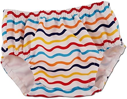 Juxby Baby Boy's Primary Wave Diaper Cover -18m