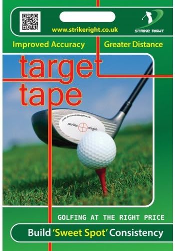 Impact Tape Improved Accuracy and Distance Golf Target Tape 44 Stickers - White
