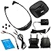 Wireless TV Headphones-INVONS Bluetooth&Non-Bluetooth TV In Ear Stereo Hearing Aid Assistance Earbuds Dual Digital Listening Ears Headset System HD Clear Sound Universal Hearing Amplifier(Black)
