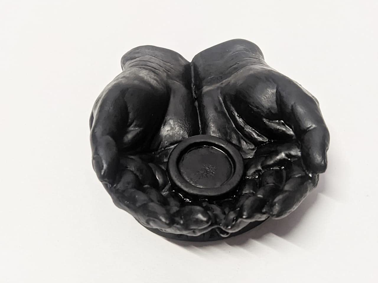 hand shaped candle holder