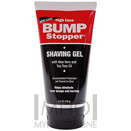 High time bump stopper shave gel w/aloe& tea tree oil 5.3oz