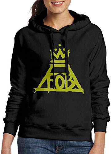 Fall Out Boy Women's Lightweight Pullover Hoodie Sweatshirt Black