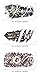 6-Sheet Arm Tattoos - Mechanical Temporary Tattoos for Men & Women - Waterproof Futuristic Body Art for Cosplay & Halloween Costume