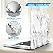 IBENZER Old MacBook Pro 13 Inch case A1278, Soft Touch Hard Case Shell Cover for Apple MacBook Pro 13 with CD-ROM, White Marble, MMP1301WHMB+1