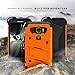 Zizo BOLT Series compatible with Samsung Galaxy S7 Active Case Military Grade Drop Tested with Tempered Glass Screen Protector Holster ORANGE BLACK