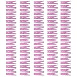 Mini Pink Clothespins | 100 Pack 1.25" Inch Clothes Pins Plastic Baby Shower Favors | Party Game Scatter Decorations | DIY Baby Girl Gender Reveal Parties | by Anapoliz