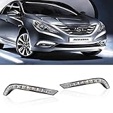 iJDMTOY Exact Fit High Power LED Daytime Running Light Kit For 2011-2014 Hyundai Sonata