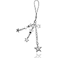 Meefisher Cute Star Phone Charm Aesthetic Accessories Lanyard String for Bag Purse Backpack Wallet Pendants Decor (Style 5- Star)