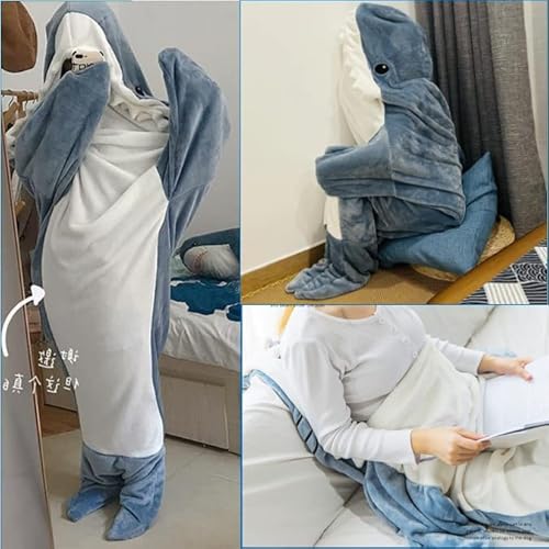 Shark Blanket for Adult Kids Wearable Shark Blanket, Super Soft