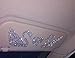 Ling's boutique(TM) Various Patterns of Crystal Car Stickers,Decorate Cars Bumper Window Laptops Luggage Rhinestone Sticker,White (Heart Symbol)