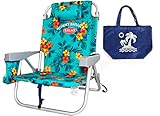 Tommy Bahama Backpack Beach Chair/ Turquoise + 1 Medium Tote Bag