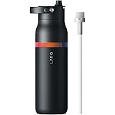 LARQ Bottle Swig Top Amber Vittoria 23 Oz, Obsidian Black