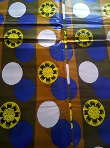 African Fabrics Block Ankara Print Cotton Fabric For Dresses & Craft Making/Sewing Fabrics/ Kitenge/Pagnes/ Sold By the Yard