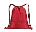 Esvan proof Gymbag Large Drawstring Backpack Gymsack Sackpack For Sport Traveling Basketball Yoga Running 9 Colors & 2 Sizes