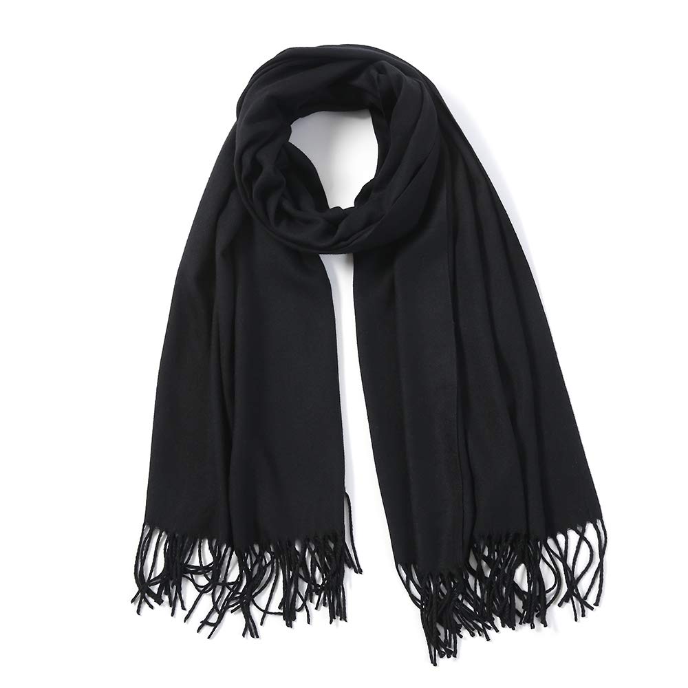 Womens Scarfs Cashmere Feel Large Solid Winter Warm Scarves Lightweight Shawl Pashmina Wrap Womens Scarfs Cashmere Feel Large Solid Winter Warm Scarves Lightweight Shawl Pashmina Wrap