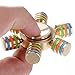 Foreveryang| Six Winged Brass Hand Fidget Spinner Gold, for ADHD Autism Help Focus and Stress Relief Spinning 2-4 Minutes Metal Fidget Spinner Six Wing