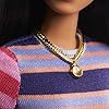 Barbie-Fashionistas-Doll-147-with-Long-Brunette-Hair-Wearing-Striped-Dress-Orange-Shoes-Necklace-Toy-for-Kids-3-to-8-Years-Old Barbie Fashionistas Doll #147 with Long Brunette Hair Wearing Striped Dress, Orange Shoes & Necklace, Toy for Kids 3 to…