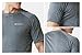TM-MTS03-SGY_Large Tesla Men's HyperDri Short Sleeve T-Shirt Athletic Cool Running Top MTS03