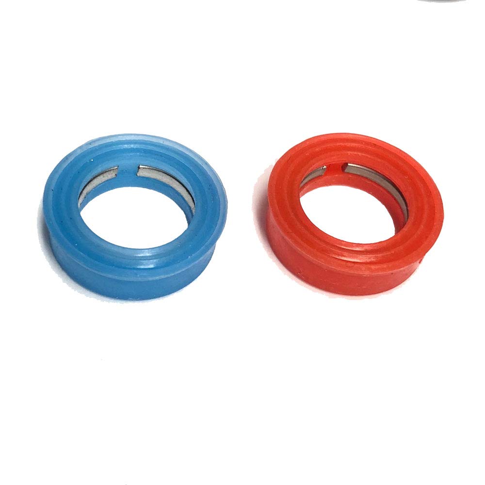 Set of 2 Silicon Gaskets Washers for Renovation of 1/2" Quarter Turn