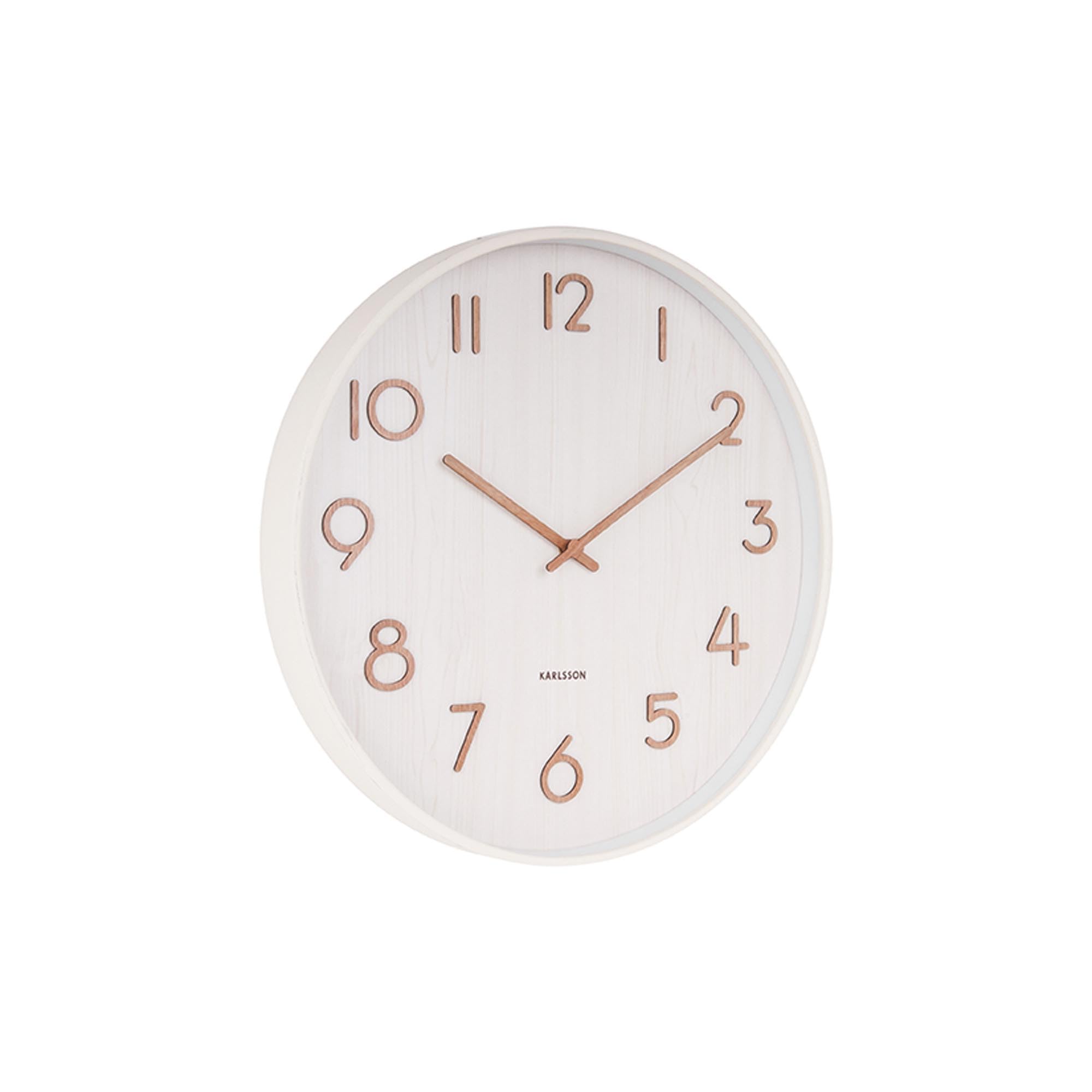 Karlsson Modern Wall Clocks KA5809WH, White