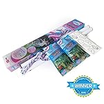 WOWMAZING-Unicorn-Giant-Bubble-Kit-Incl-Wand-2-Big-Bubble-Concentrate-Pouches-and-8-Sun-Activated-Magical-Stickers-Outdoor-Toy-for-Kids-Girls-Bubbles-Made-in-The-USA