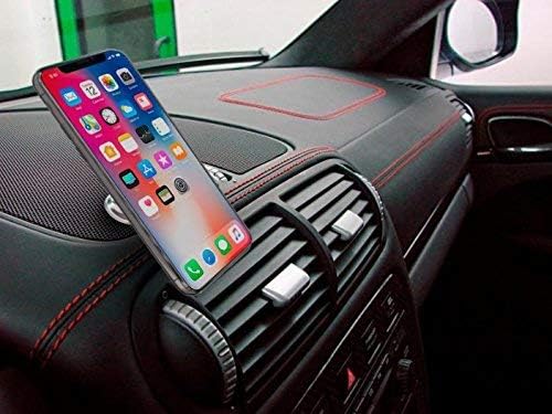 Magnetic Phone Holder for Car Dashboard, Car Phone Mount with a Super Strong Magnet for iPhone 7/7 Plus / 8/8 Plus/X / Samsung Galaxy S8 / S7 / S6 and More - Black