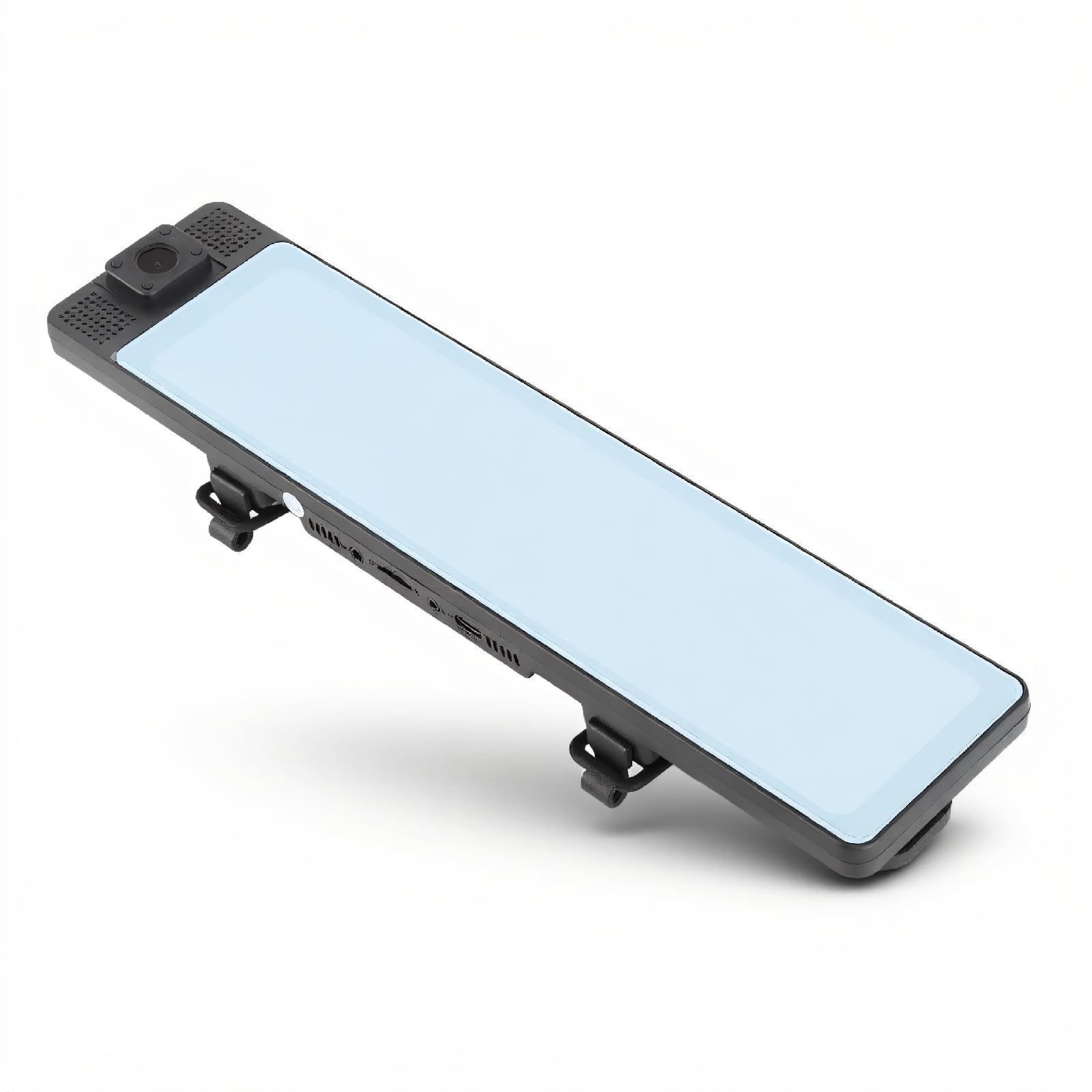 3 Channel Rear View Mirror Camera, 4K Full Touch Screen Triple Mirror Dash Cam, 180° Wide Angle, with G Sensor, Built in WiFi, NightVision, Parking Monitor, Motion Detection, GPS