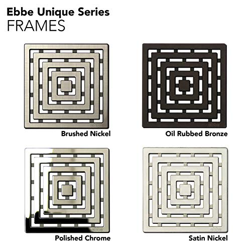 Ebbe E4815 Frames Brushed Stainless Unique Series Grate - Thumbnail 7