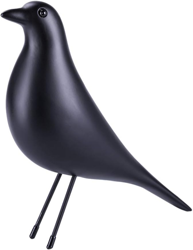 PANRODO Creative Bird Sculpture Bird Figurines Animal Table Ornaments Decorations Garden Inspired Indoor Decor Statue