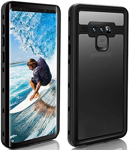 Feagar Waterproof Cases Compatible for Galaxy Note 9 | Touchable Heavy Duty Protection Cellphone Cover | Underwater Full Body Shock-Proof Dirt-Proof Soft Case