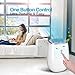 air choice Dehumidifier - 41oz Capacity Electric Dehumidifier Portable Mini Air Dehumidifiers Auto Quiet up to 220 sq ft Anti Overflow Dehumidifier for Home Bathroom Bedroom Closet Office Basement