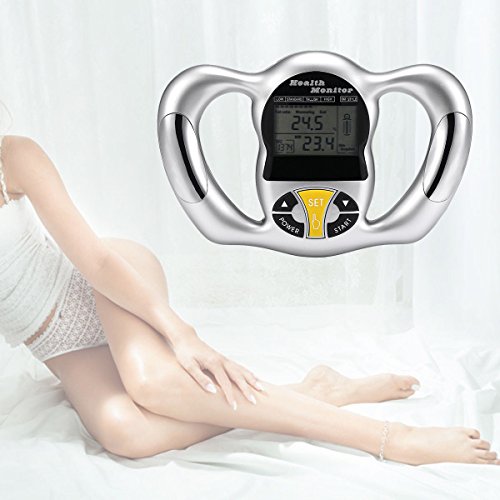 Handheld Digital Body Fat Health Tester Monitor Analyzer BMI Meter Calculator