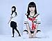 SSJ:Japanese Sailer Uniform [M/L/XL sailor uniform + socks] short-sleeved Cosplay Dress (L, White)