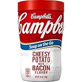Campbell's Soup on the Go, Cheesy Potato with Bacon Flavor, 10.9 Ounce (Pack of 8)