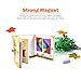 Travel Tangram Puzzle - Magnetic Pattern Block Book Road Trip Game Jigsaw Shape for Kids Toddlers Challenge IQ Educational Toy Gift Brain Teasers 360 Patterns