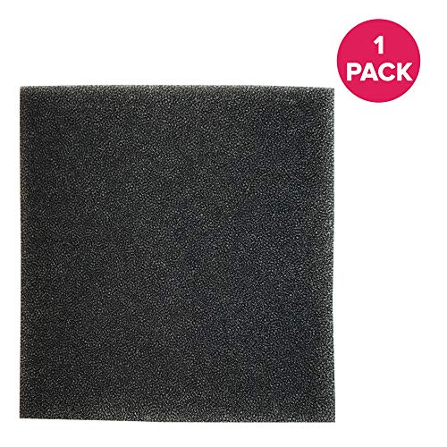 Think Crucial Replacement for Dirt Devil Style F45 Foam Filter Fits EZ Lite Canister Vacuums, Compatible with Part # 1KQ0106000