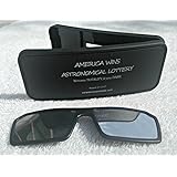 SOLAR ECLIPSE GLASSES CLIP ON SUNGLASSES SHADES VIEWER SAFETY EYE PROTECTION that MOUNTS DIRECTLY Onto Your PRESCRIPTION GLASSES Plus HARD CASE TOTAL SOLAR ECLIPSE of 2017