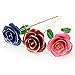 24 K Gold Foil Trim Long Stem Rose Last Forever Best Gift for Valentine's Day, Mother's Day,anniversary, Birthday Gift (Pink) by Holidayli